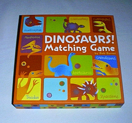 Dinosaurs matching card game - dinosaurs!,